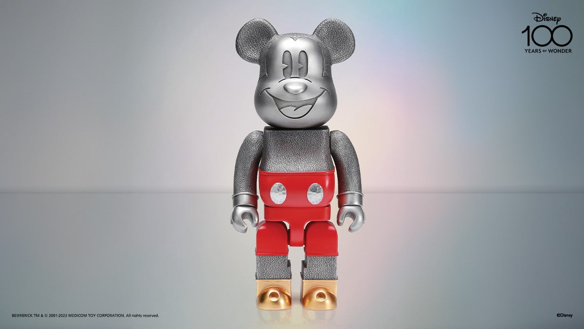 NEW! Special Edition Mickey Mouse Disney100 BE@RBRICK ROYAL SELANGOR